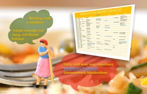 Heti menüterv Excel