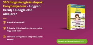 SEO szövegírá tanfolyam antikotika vélemény